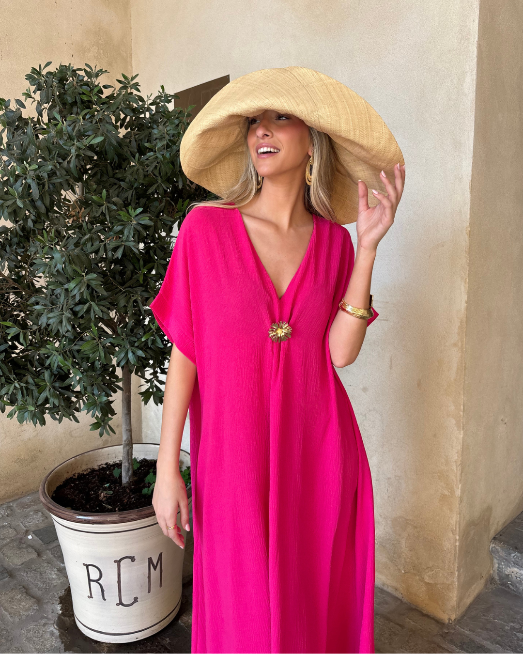 Vestido Telma rosa