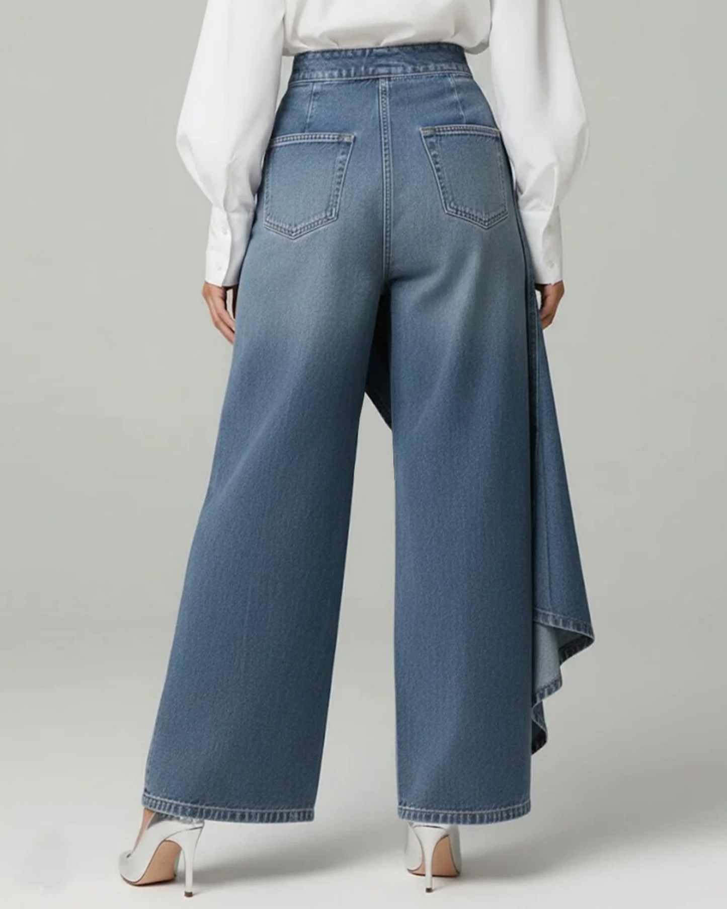 Ainhoa - Pantalones vaqueros anudados