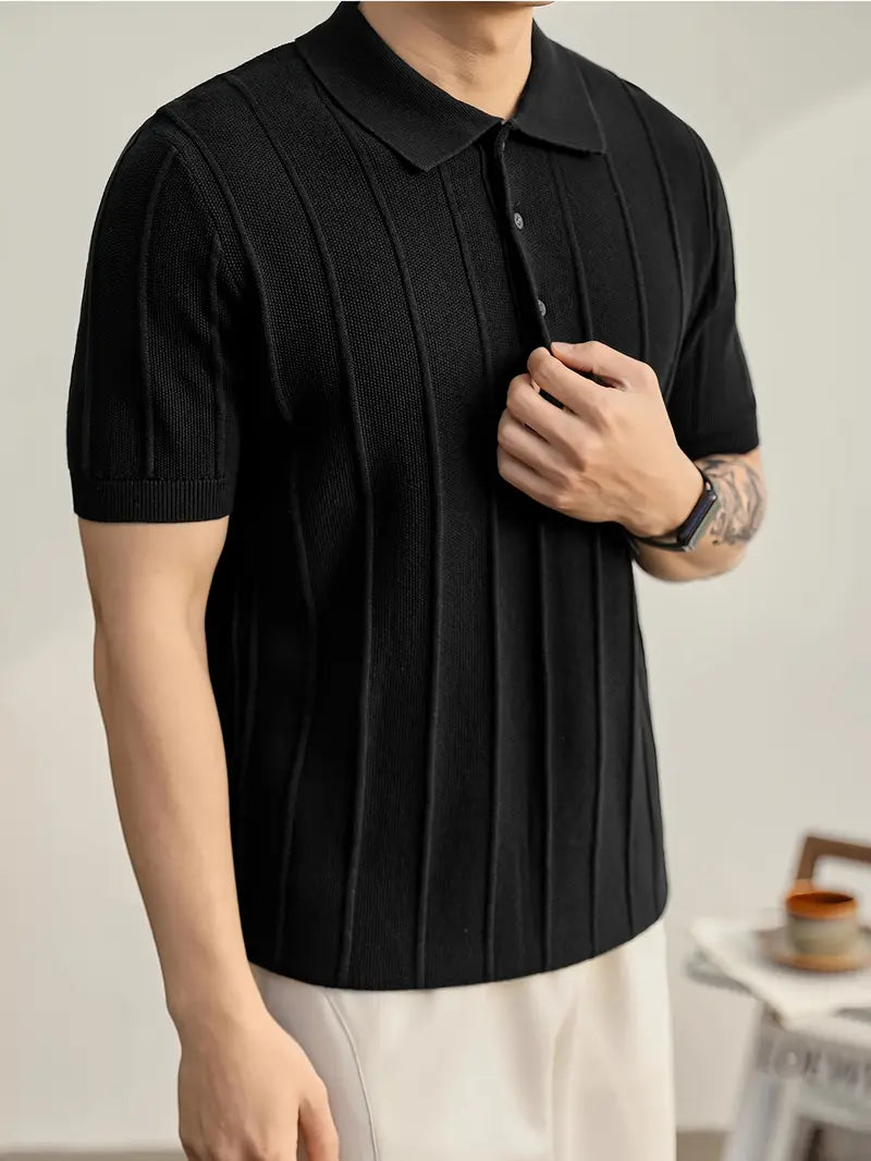 Daniel - Polo de punto texturizado
