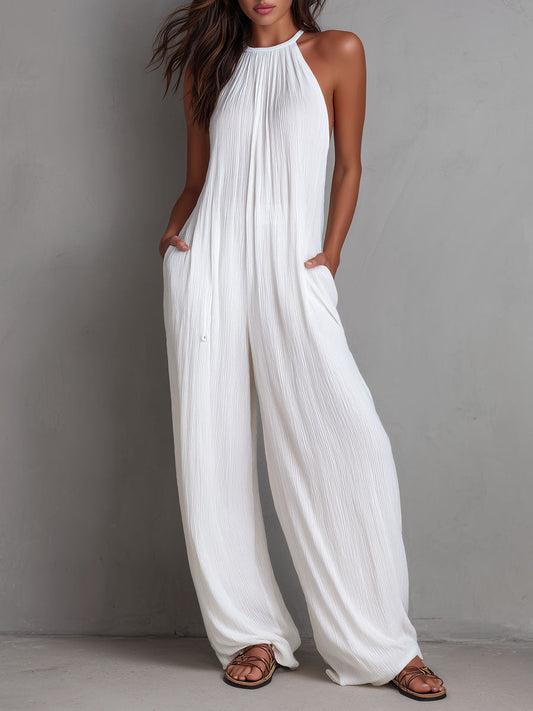 Elena | Conjunto elegante y fluido con cuello halter