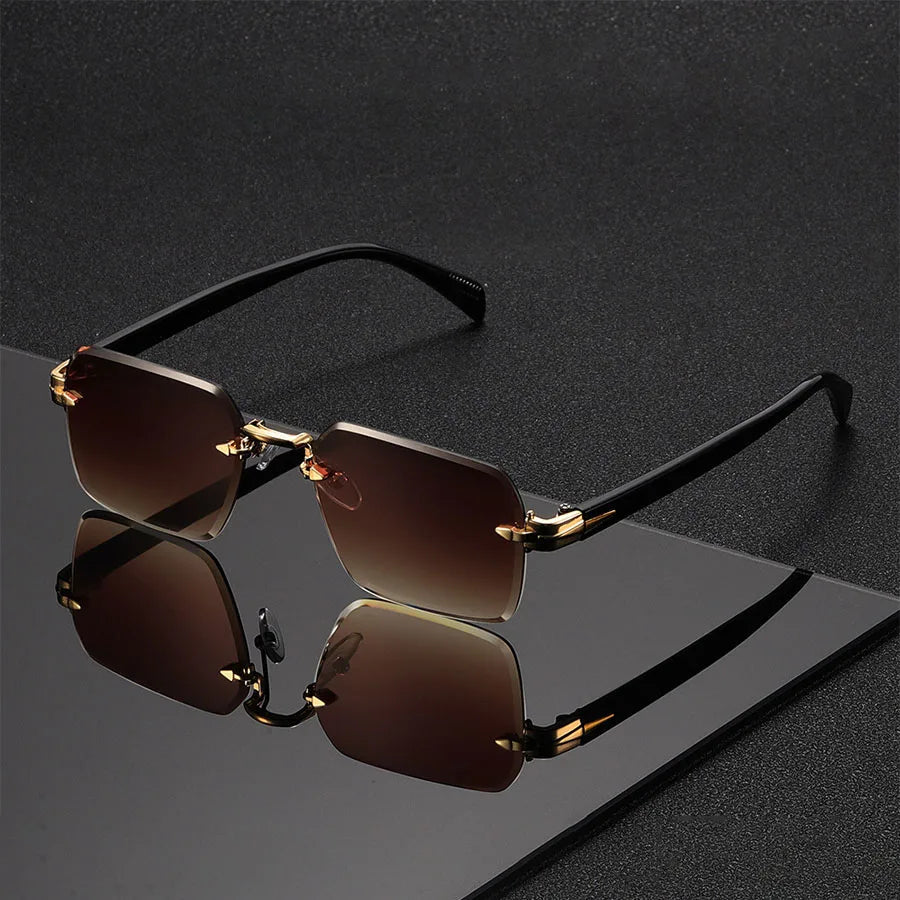 Tiver - Gafas de sol sin montura
