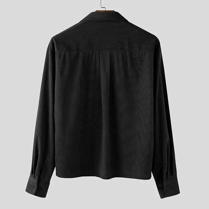 Zoe - Camisa larga de pana