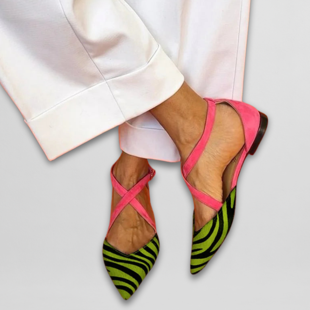 Fern | Bailarinas elegantes con tiras cruzadas