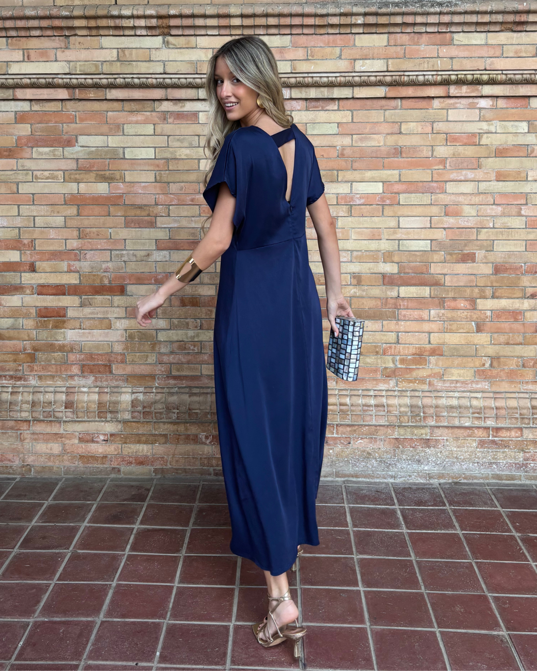 Vestido Pienza marino