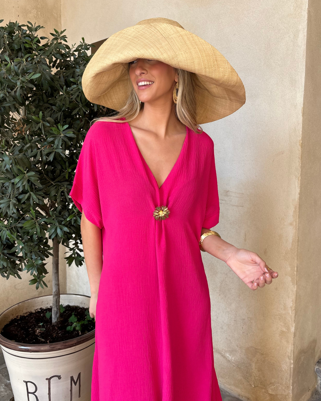 Vestido Telma rosa