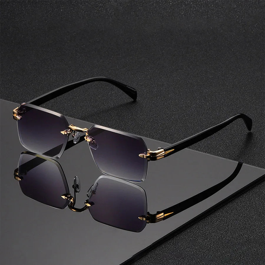 Tiver - Gafas de sol sin montura