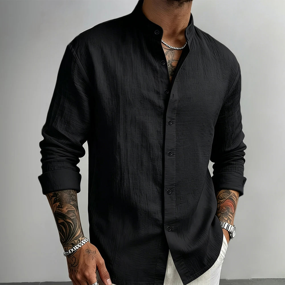 Enzo - Camisa de lino con botones