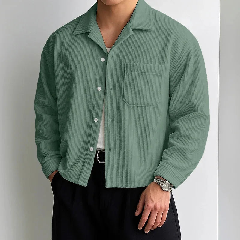 Zoe - Camisa larga de pana