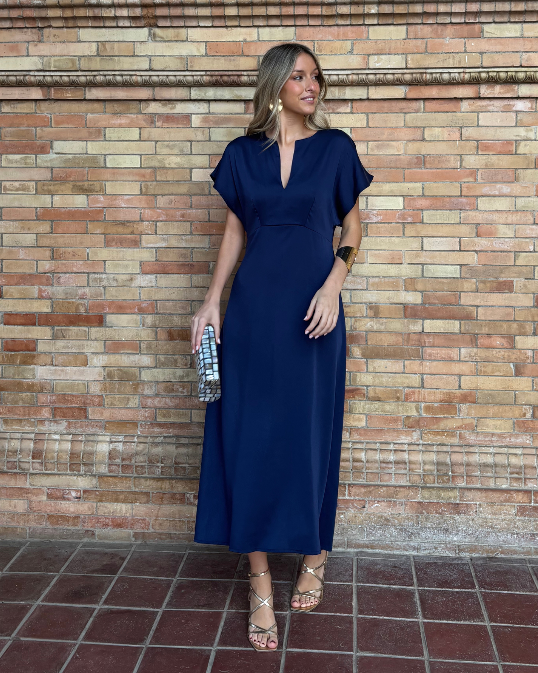 Vestido Pienza marino