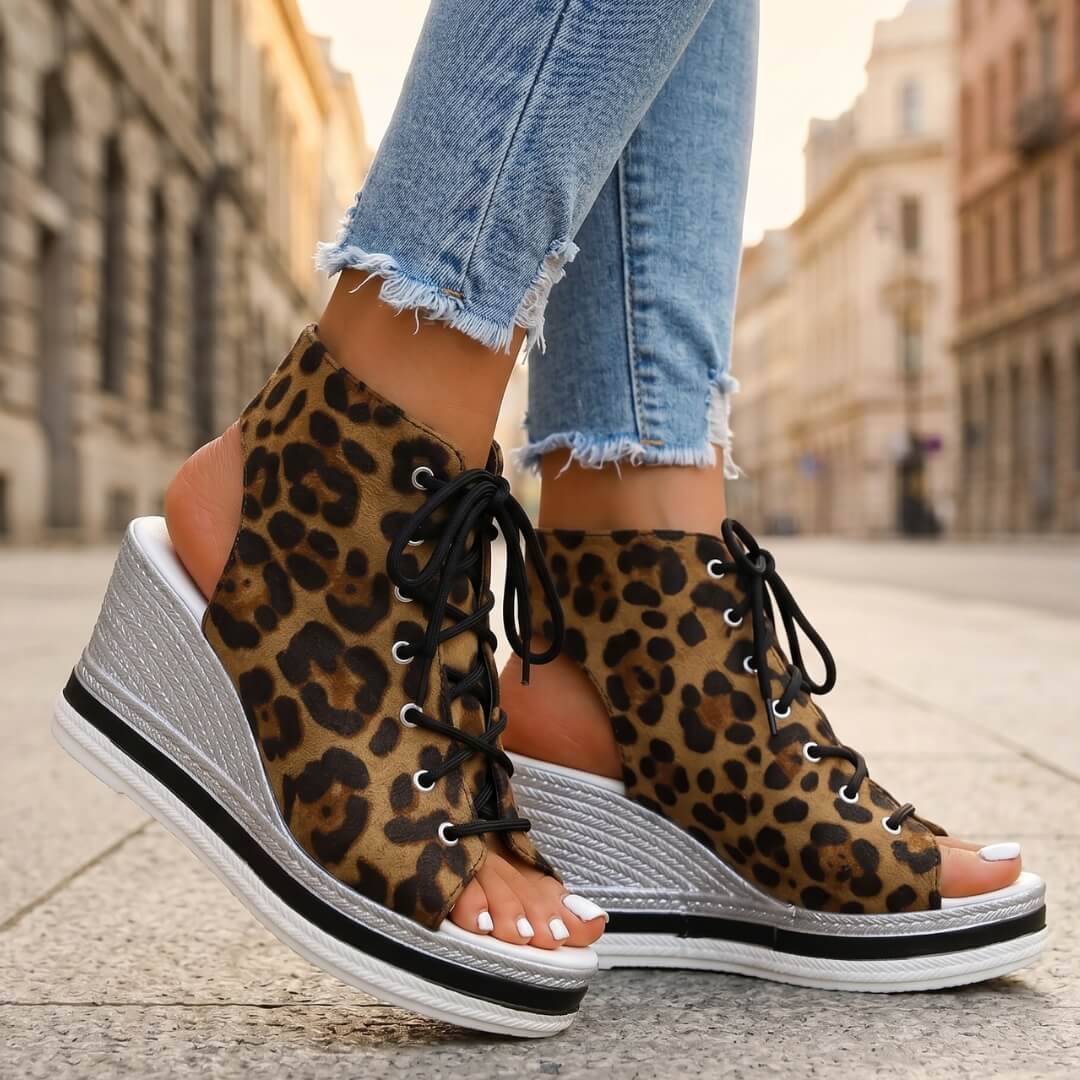 Emanuela | Sandalias de cuña elegantes