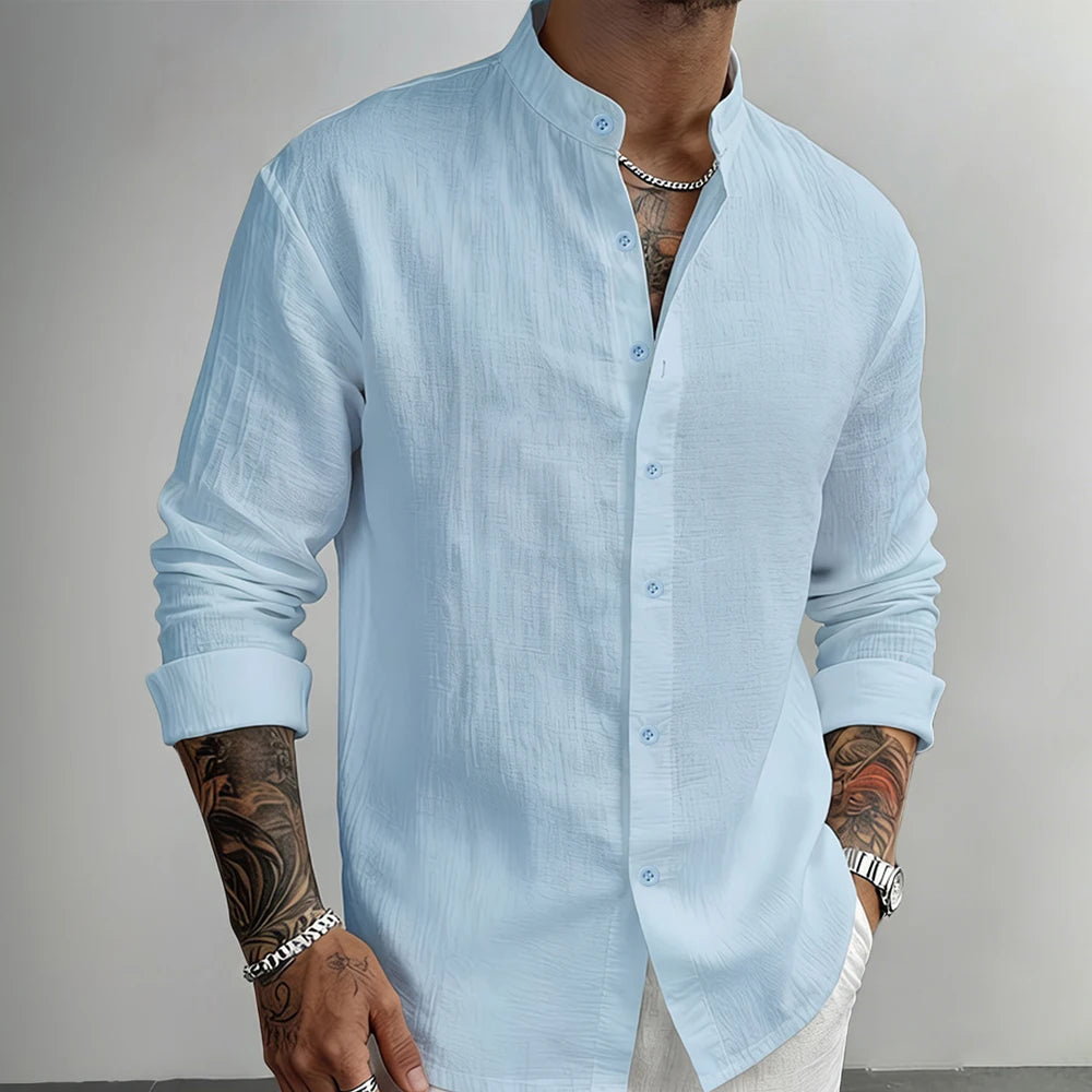 Enzo - Camisa de lino con botones