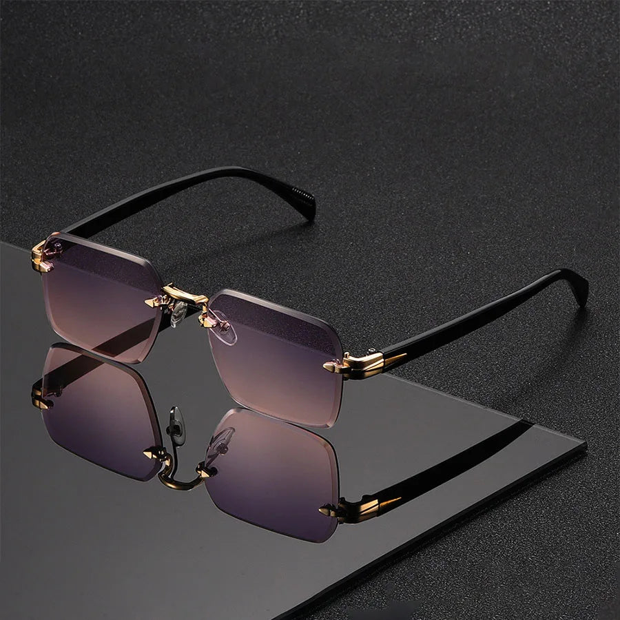 Tiver - Gafas de sol sin montura