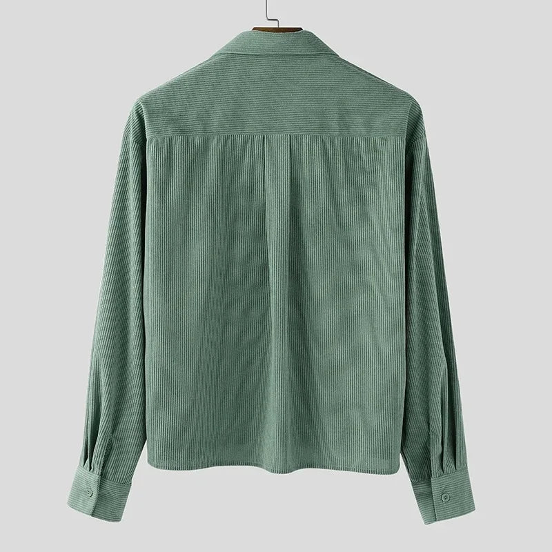Zoe - Camisa larga de pana