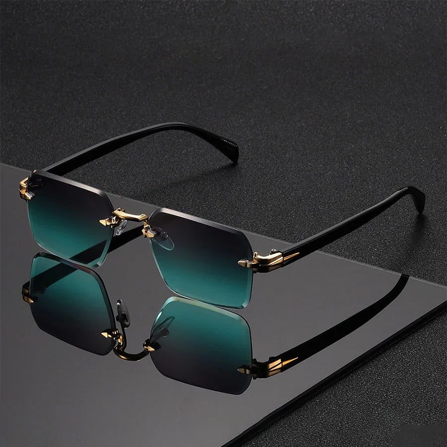 Tiver - Gafas de sol sin montura