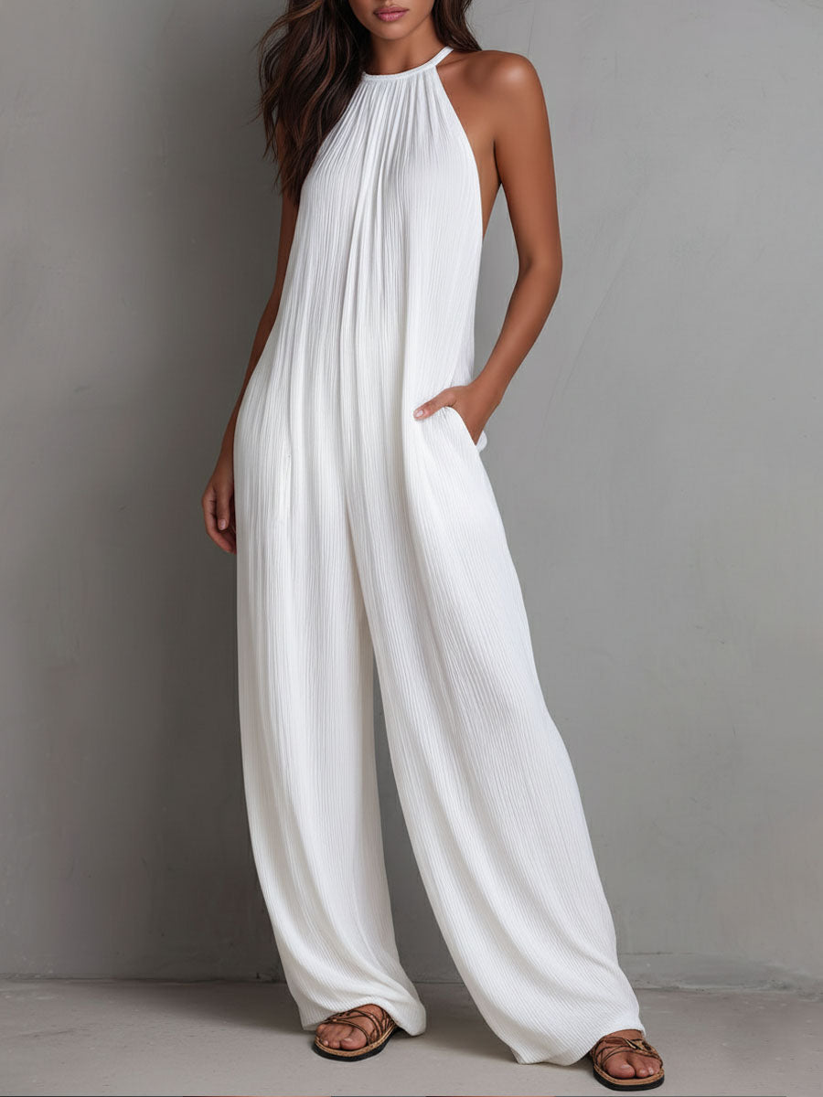 Elena | Conjunto elegante y fluido con cuello halter