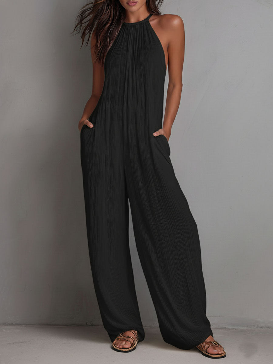 Elena | Conjunto elegante y fluido con cuello halter