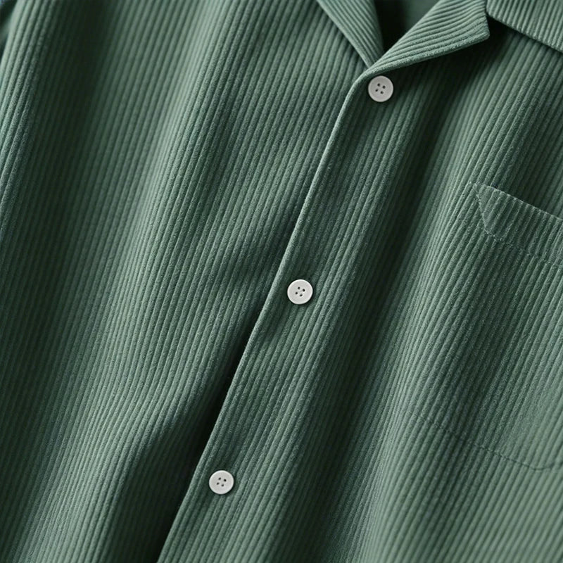 Zoe - Camisa larga de pana