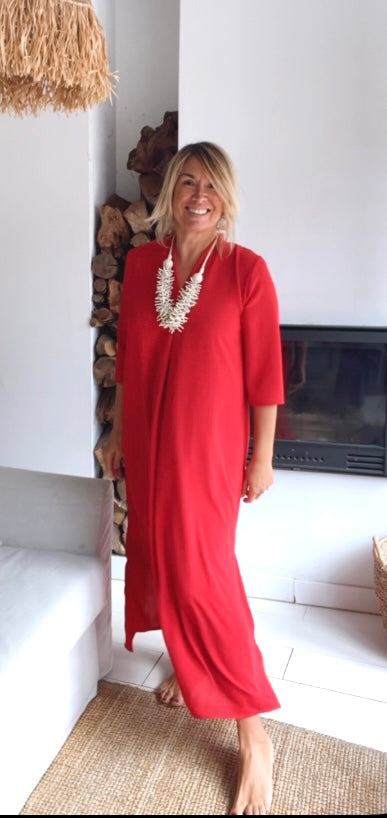 Vestido Laura rojo