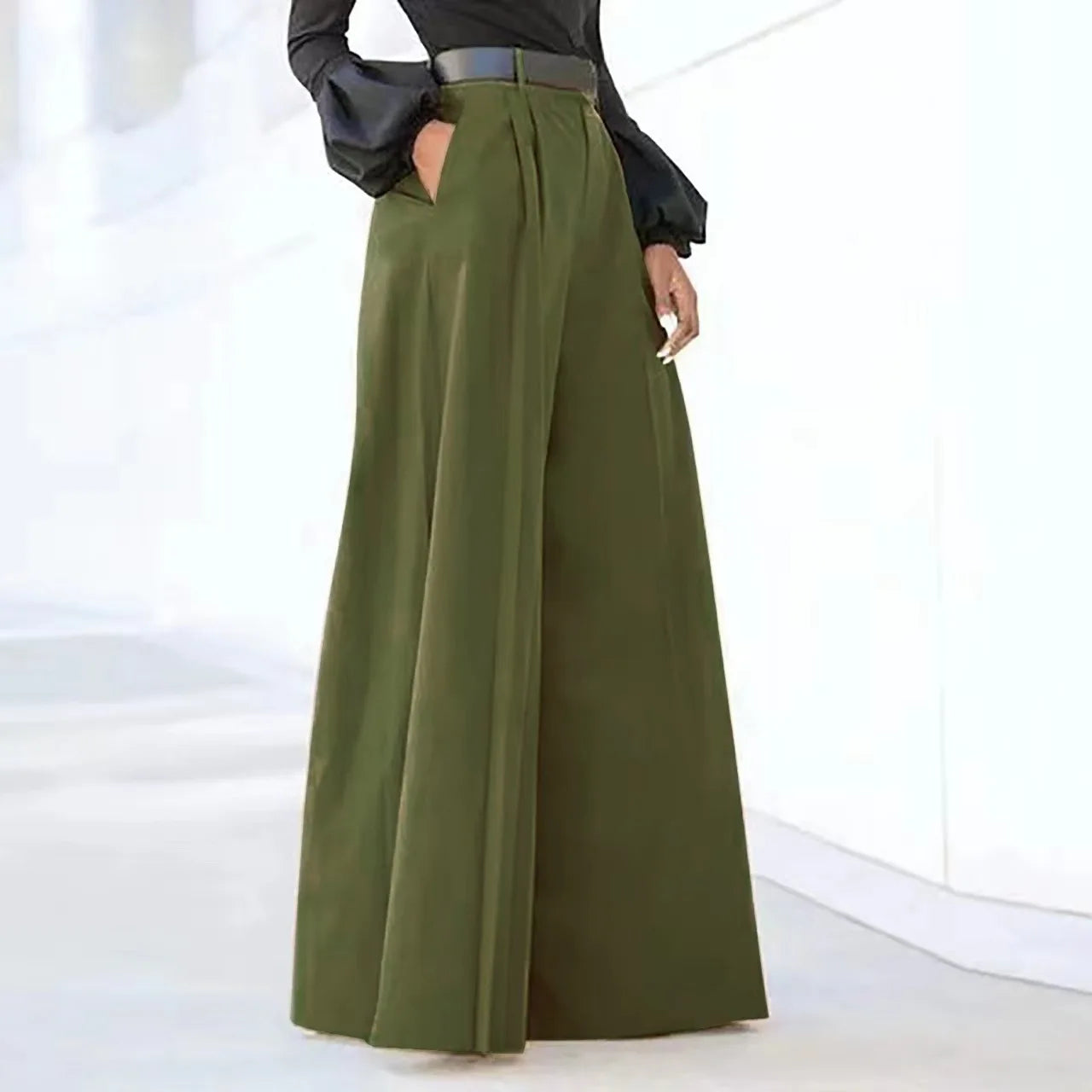 Nora - Pantalón de pierna ancha