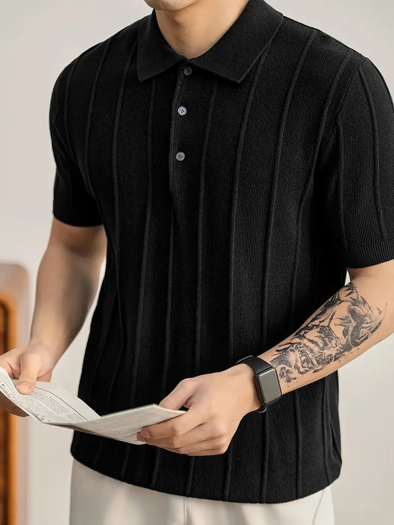 Daniel - Polo de punto texturizado