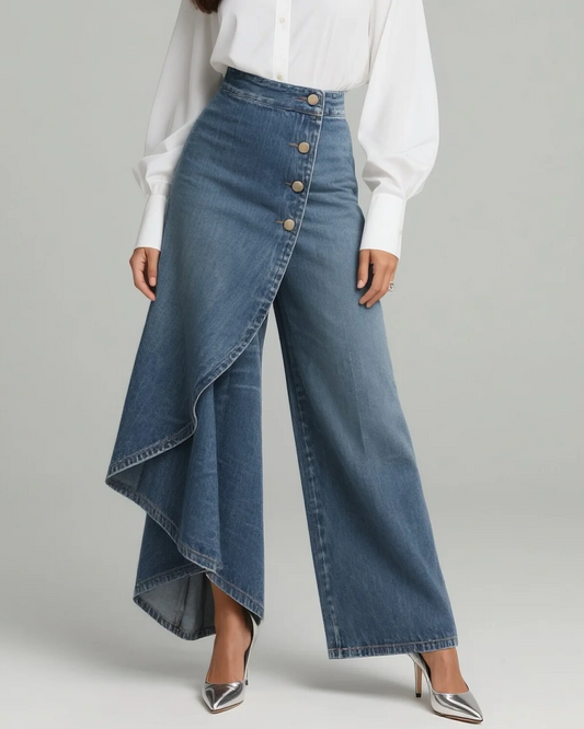 Ainhoa - Pantalones vaqueros anudados