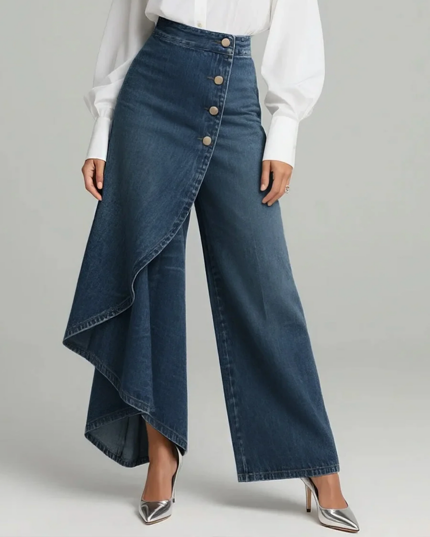 Ainhoa - Pantalones vaqueros anudados