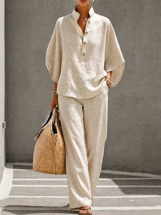 Lara - Conjunto de lino · Fluidez y elegancia natural