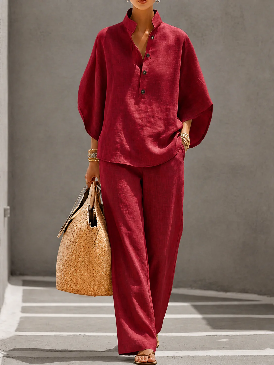 Lara - Conjunto de lino · Fluidez y elegancia natural