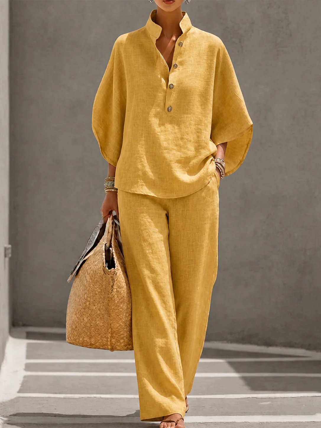 Lara - Conjunto de lino · Fluidez y elegancia natural