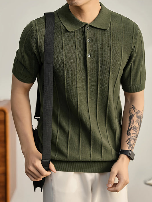 Daniel - Polo de punto texturizado